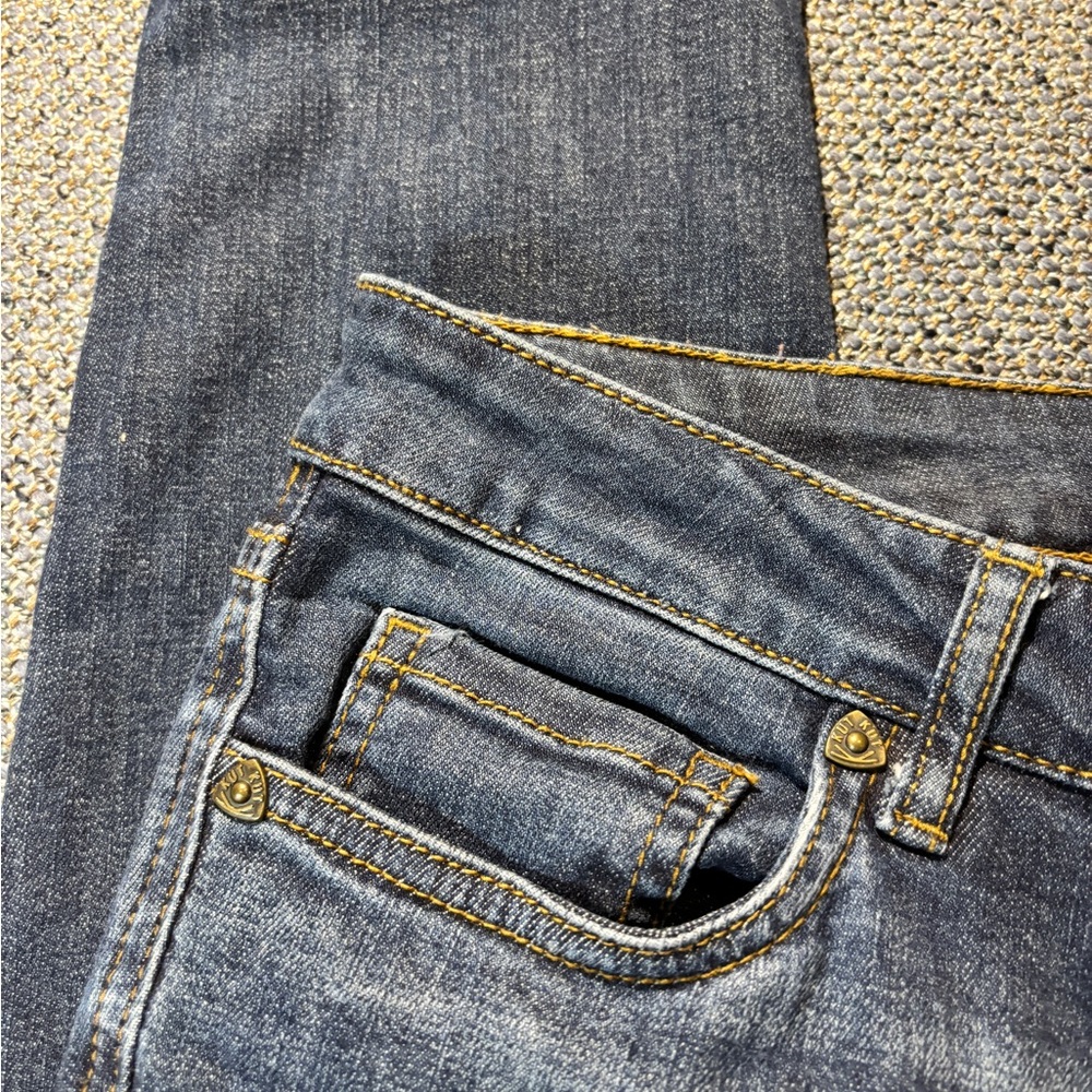 Kut from the Kloth Dark Blue Straight Leg Jeans - Picture 4 of 11